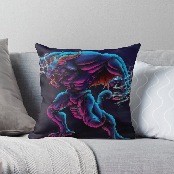 Final Boss! Throw Pillow