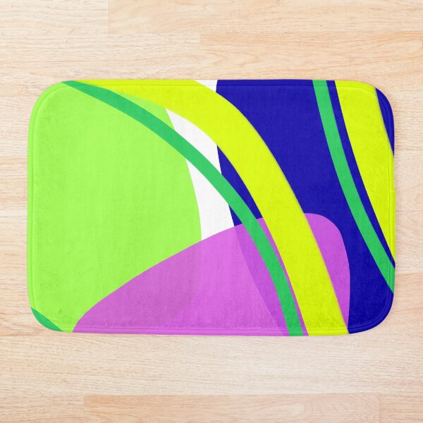 Item preview, Abstract Shapes and Lines in Green, Blue, Purple, Yellow designed and sold by citystudio.