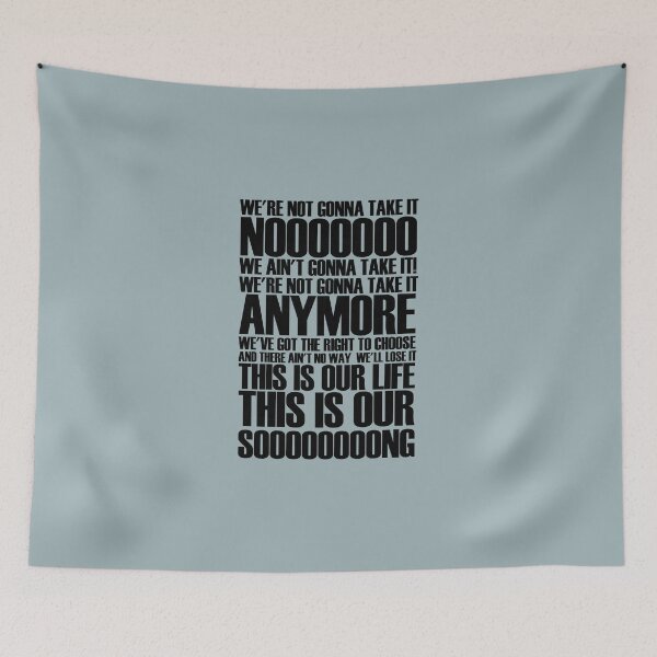 Item preview, We're not gonna take it designed and sold by LadyMisanthrope.