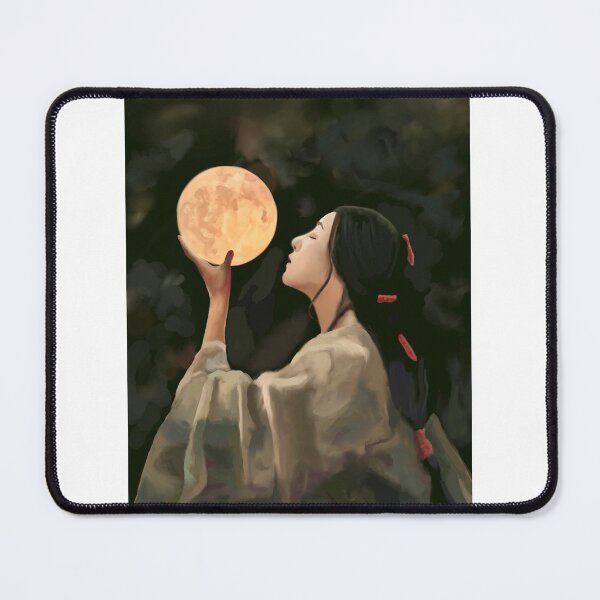 Item preview, Ethereal, Otherworldly Asian Moon Goddess Art designed and sold by paperfroggies.