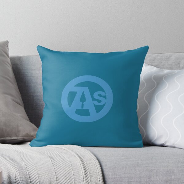OAS Blue Logo Throw Pillow
