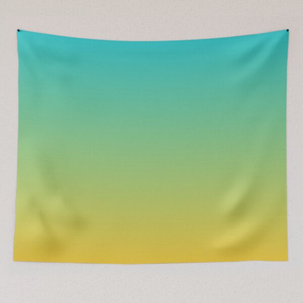 Item preview, The vibrant gradient from turquoise to yellow color designed and sold by MyLucidDreams.