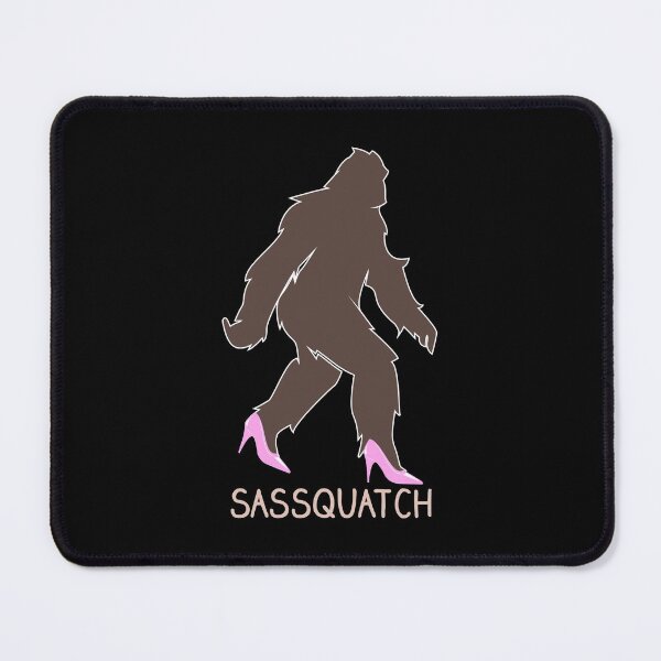 Item preview, Sassquatch - Badass With An Attitude To Match  - Black - Pink Heels designed and sold by crazycollective.