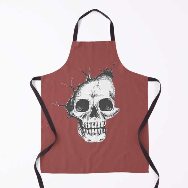 Item preview, Cool Partial Skull, black and white design designed and sold by Nostrathomas66.