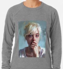 Weinen Porträt ~ Malerei ~ Drucke Leichter Pullover