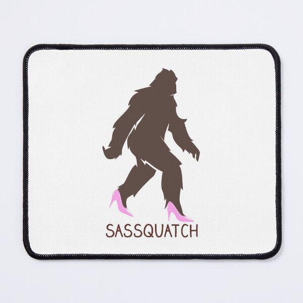 Item preview, Sassquatch - Badass With An Attitude To Match  - Black - Pink Heels designed and sold by crazycollective.