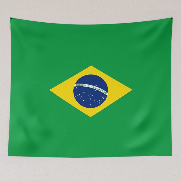 Item preview, National Flag of Brazil, Ordem e Progresso. designed and sold by angelisart.