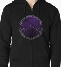 Look At The Stars And Wish | Night Court Zipped Hoodie