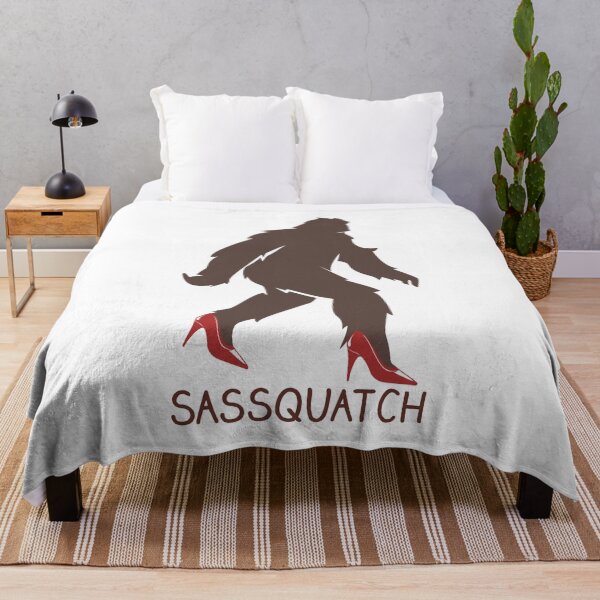 Item preview, Sassquatch - Badass With An Attitude To Match  - White - Red Heels designed and sold by crazycollective.
