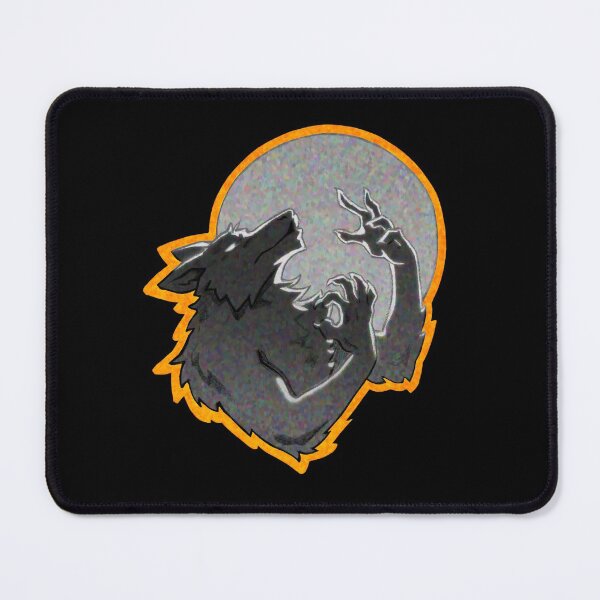 Item preview, Halloween Howling Werewolf Grey designed and sold by RHokeArt.