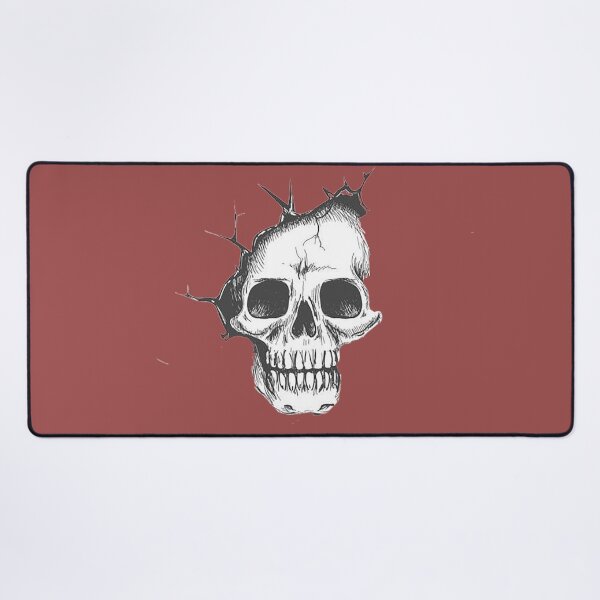 Item preview, Cool Partial Skull, black and white design designed and sold by Nostrathomas66.