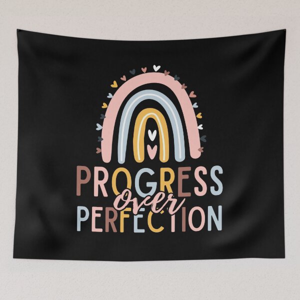 Item preview, Motivational Progress Over Perfection Back To School Teacher designed and sold by Mixture-DESIGN.