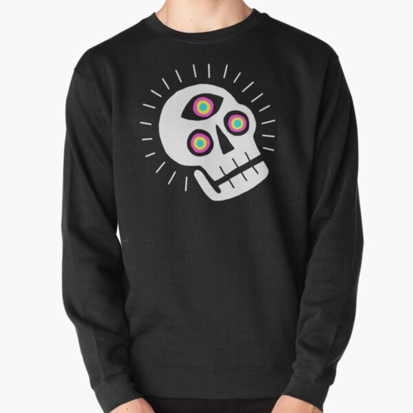 Enlightened Skull Pullover Sweatshirt