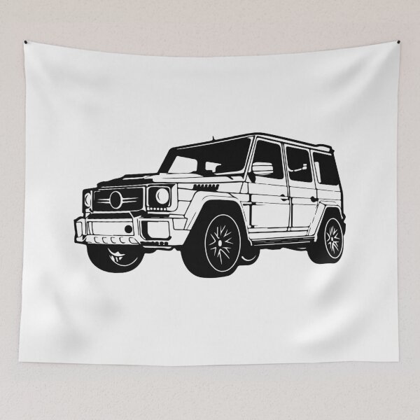 Item preview, Mercedes G Class White designed and sold by Nuqta.