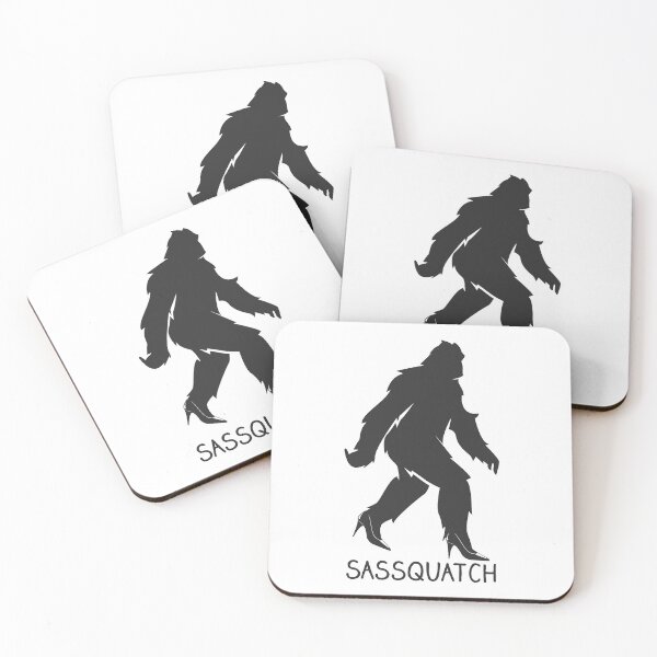 Item preview, Sassquatch - Badass With An Attitude To Match  - White - Red Heels designed and sold by crazycollective.
