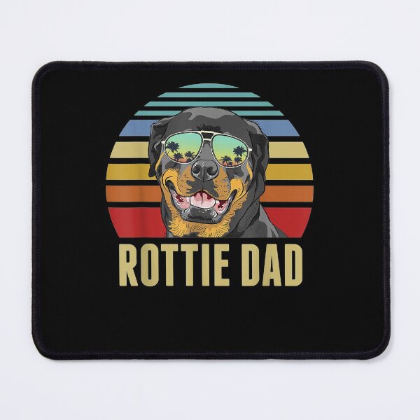 Item preview, Rottie Dad Rottweiler Dog Vintage Retro Sunset Beach Vibe   designed and sold by joh1zwfkristy.