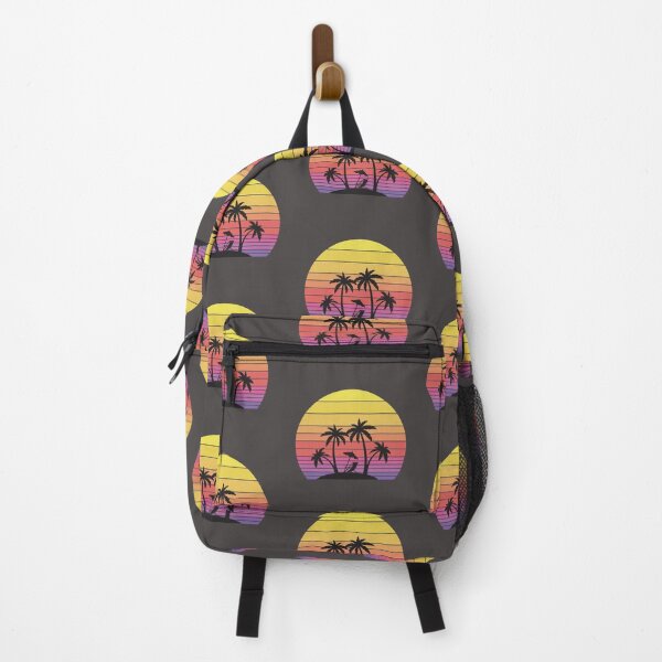 Item preview, Tropical Vacation Palm Tree Coconut Retro Sun Tropical Beaches designed and sold by JackLamel.