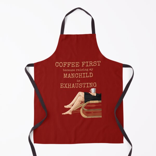 Item preview, Coffee First because raising a MANCHILD is EXHAUSTING designed and sold by CoffeewithAnh.
