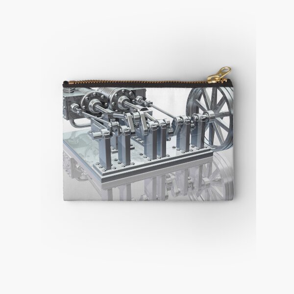 Item preview, Twin cylinder steam engine designed and sold by Paul Fleet.