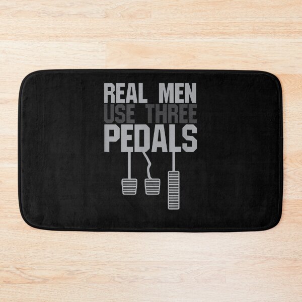Item preview, Funny Car Guy Real Men Use Three Pedals designed and sold by RianJamessya.