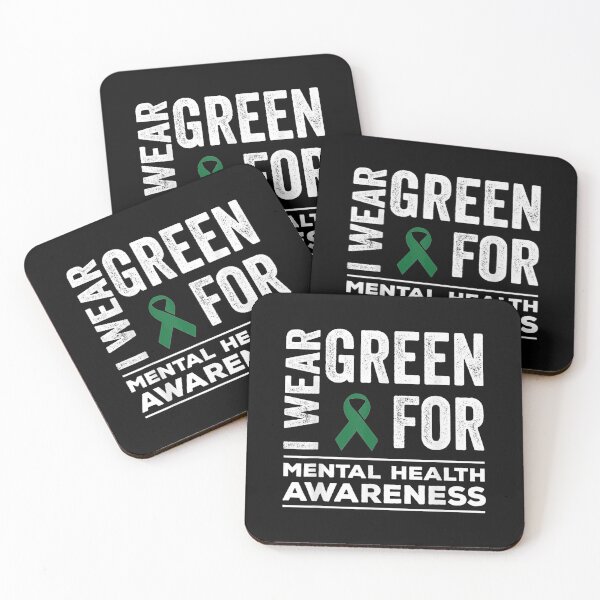 Item preview, I Wear Green For Mental Health Awareness Month designed and sold by perkinshancock.