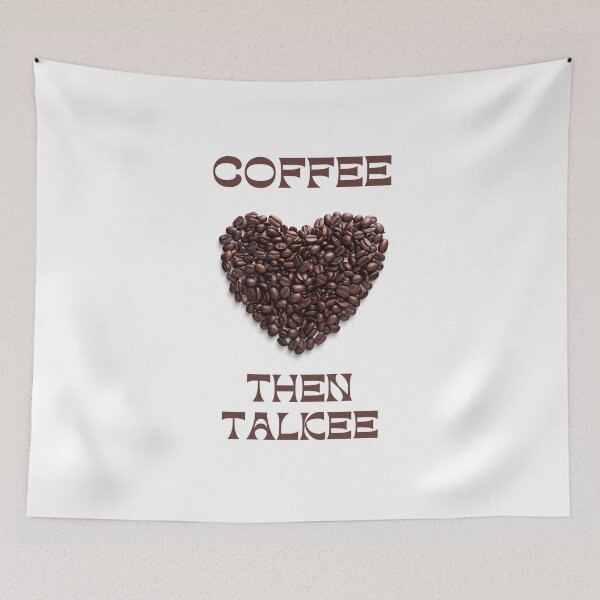 Item preview, Lovely Heart Coffee Beans Coffee Then Talkee - Coffee Than Talkee designed and sold by lodarohit.