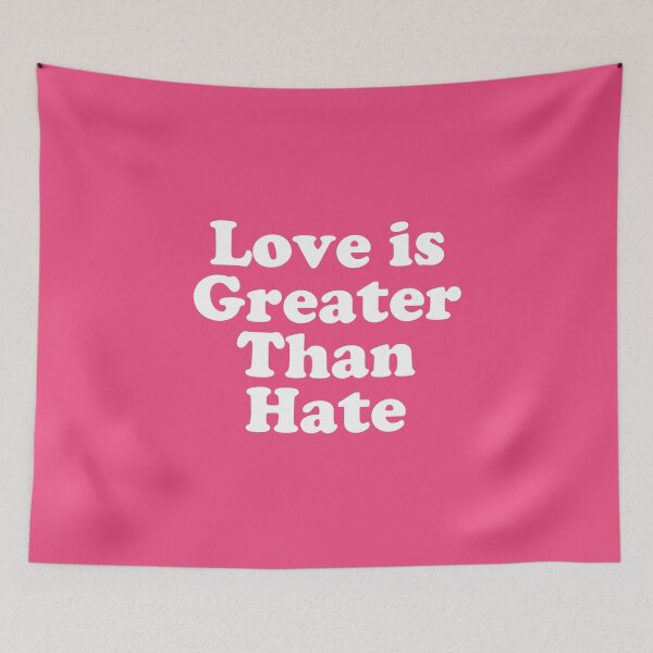 Item preview, Love Is Greater Than Hate #4 designed and sold by SalahBlt.