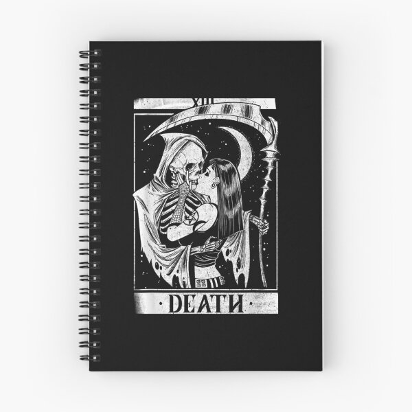 Item preview, Blackcraft Vintage Death the Grim Reaper Kiss Tarot Card designed and sold by RianJamessya.