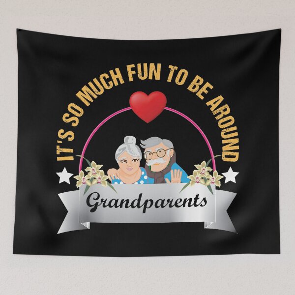 Item preview, It's So Much Fun To Be Around Grandparents designed and sold by amishacreates.