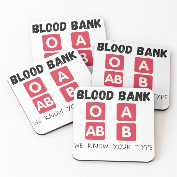 Item preview, Blood Bank We Know Your Type designed and sold by LAB IS LIFE.