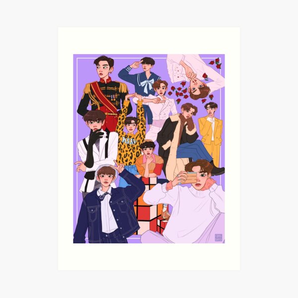 daehwi's birthday fanart Art Print