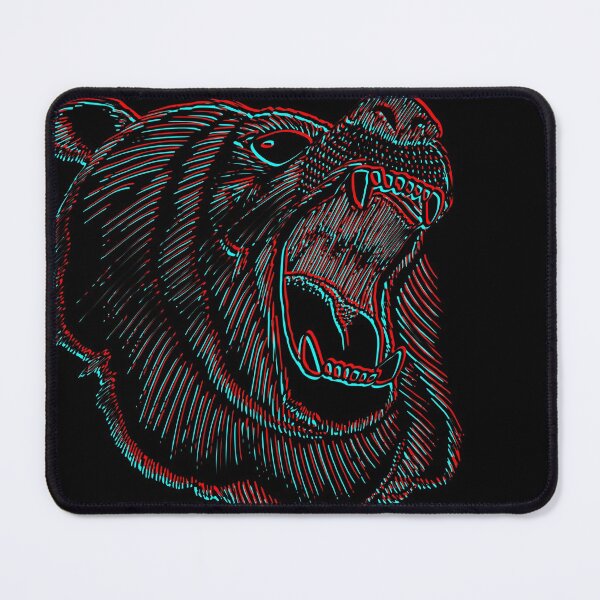 Item preview, Chromatic Bear on black designed and sold by inktrips.