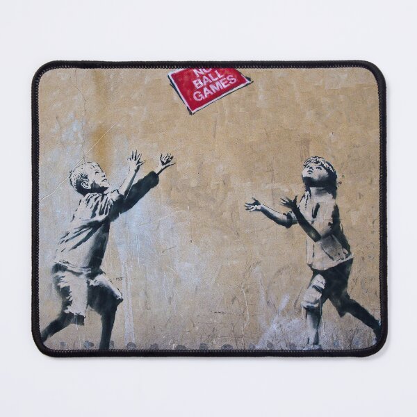Item preview, Banksy No Ball Games designed and sold by SharpWallArts.
