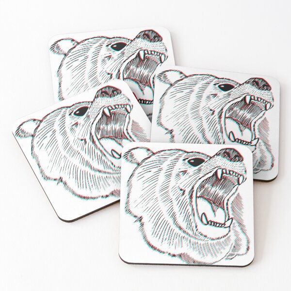 Item preview, Chromatic Bear transparent designed and sold by inktrips.