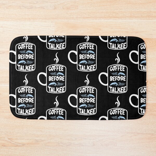 Item preview, Coffee before talkee typographic - funny coffee day designed and sold by Designs Of all kinds.