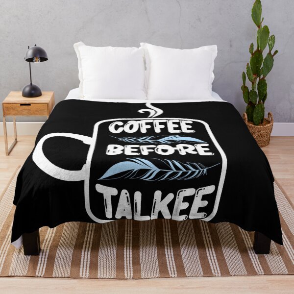 Item preview, Coffee before talkee typographic - funny coffee day designed and sold by Designs Of all kinds.