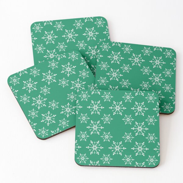 Item preview, Christmas Snowflakes 2021 (Xmas Green) designed and sold by whereisOlga_.