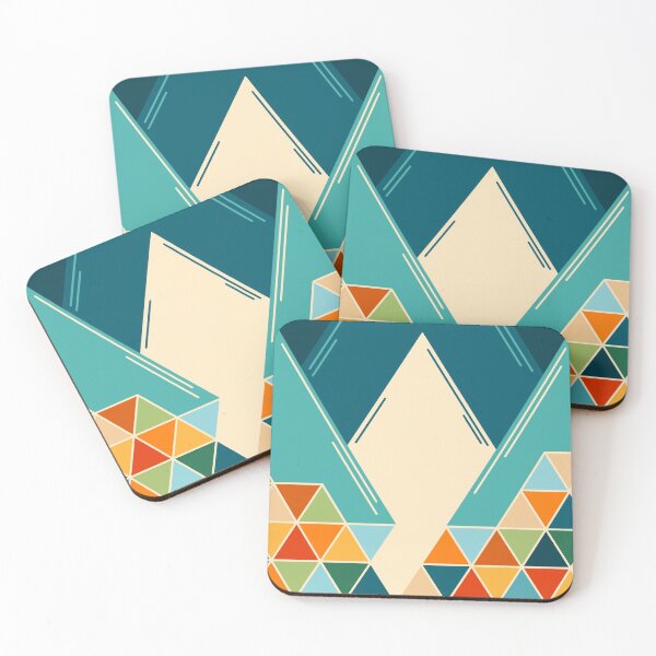 Item preview, Triangle Mountains and Landscape designed and sold by bubblyshades.
