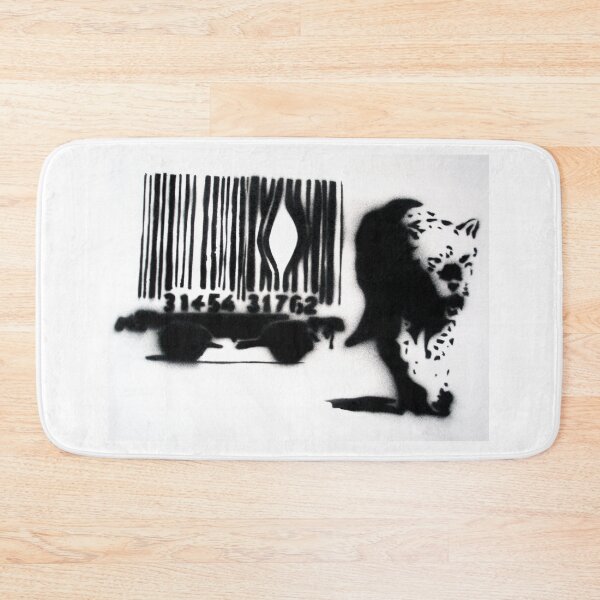 Item preview, Banksy Leopard Barcode designed and sold by SharpWallArts.