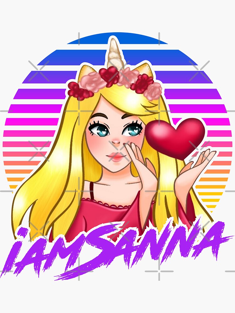 Iamsanna Sticker By Caxavili Redbubble