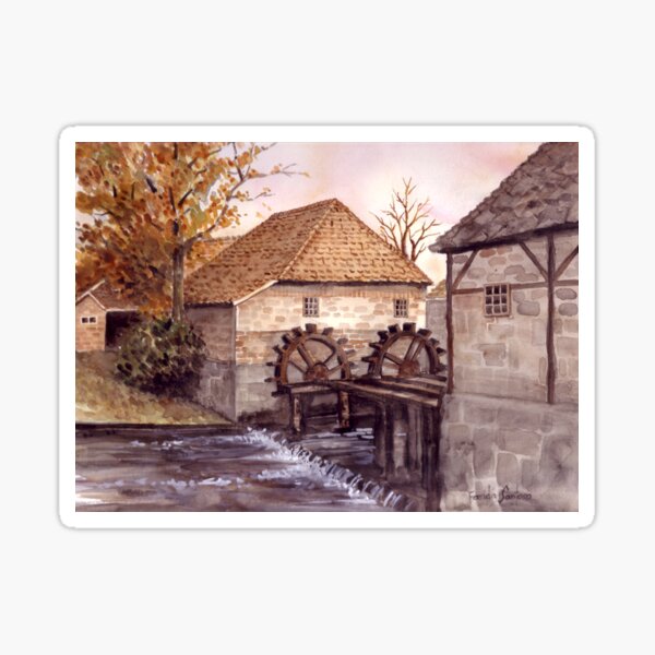 Item preview, Watermill  designed and sold by Farida Greenfield.
