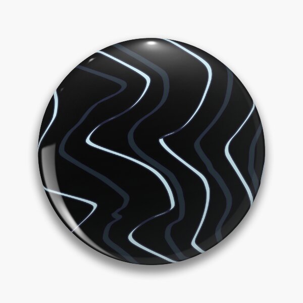 Item preview, Abstract blue and black wavy lines designed and sold by CottagePop.