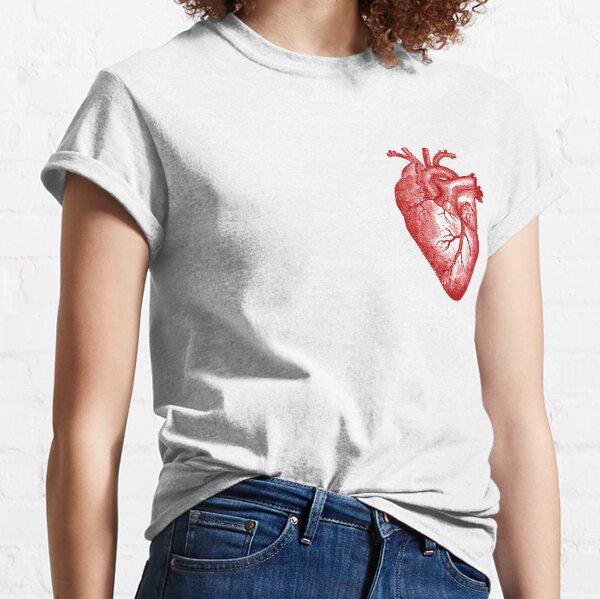 Vintage Heart Anatomy Classic T-Shirt