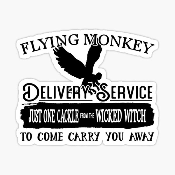Item preview, Flying Monkey Delivery Service designed and sold by purtbwneyes45.