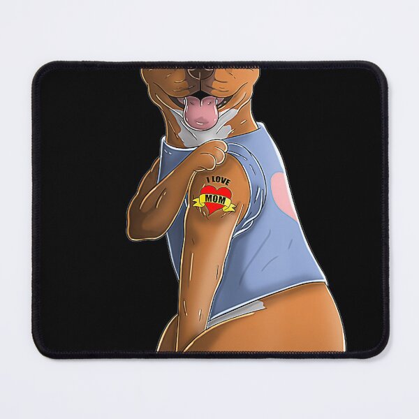 Item preview, Pitbull I Love Mom Tattoo Dog  Funny Mothers Day Gift _1  designed and sold by advanceassistan.