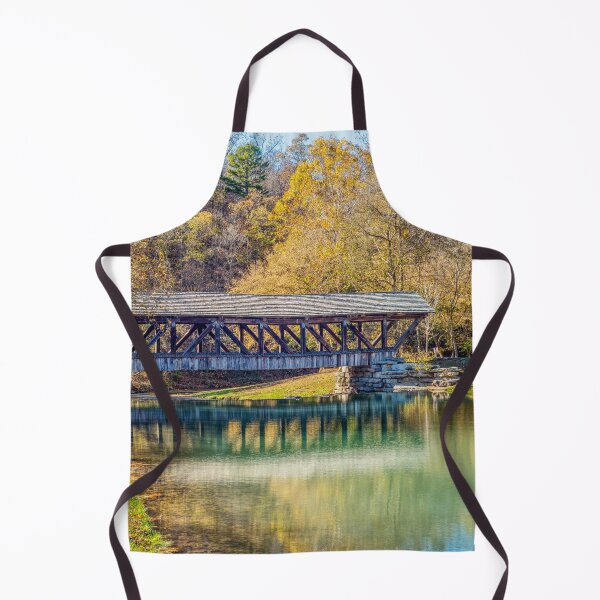 Item preview, Ozarks Fall Rustic Covered Bridge designed and sold by mljdwhite.