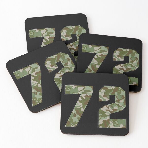 Item preview, Army Camo Number Seventy-two Veteran Lucky Number 72 designed and sold by Urosek.