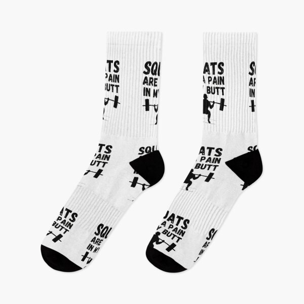 Item preview, Squats are a pain in my butt - Bootie exercise routine - It hurts to be beautiful designed and sold by For the love of Pixels.