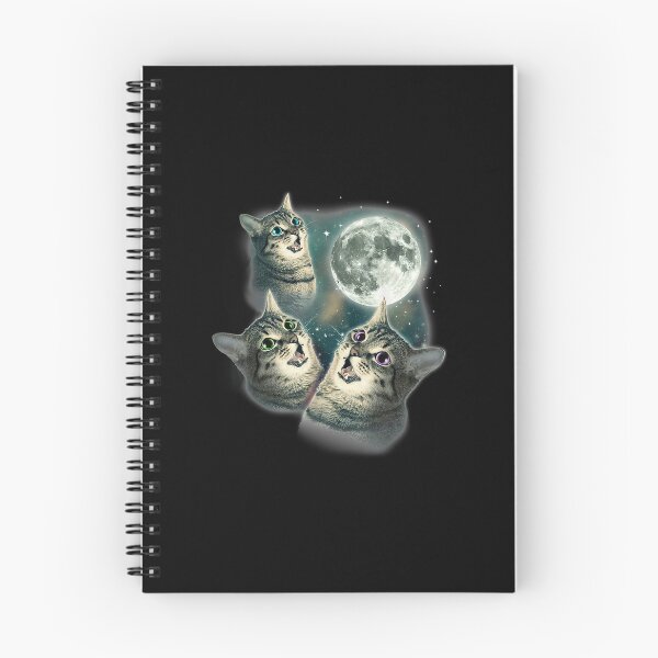 Item preview, Funny Ca Three Cat Moon 3 Wolfs Cute Kitten Graphic designed and sold by LucaAndreien.