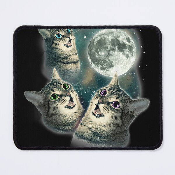 Item preview, Funny Ca Three Cat Moon 3 Wolfs Cute Kitten Graphic designed and sold by LucaAndreien.